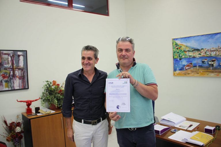 Sicurezza sul lavoro, ad un’impresa di Montoro il primo certificato di qualità rilascato in Irpinia