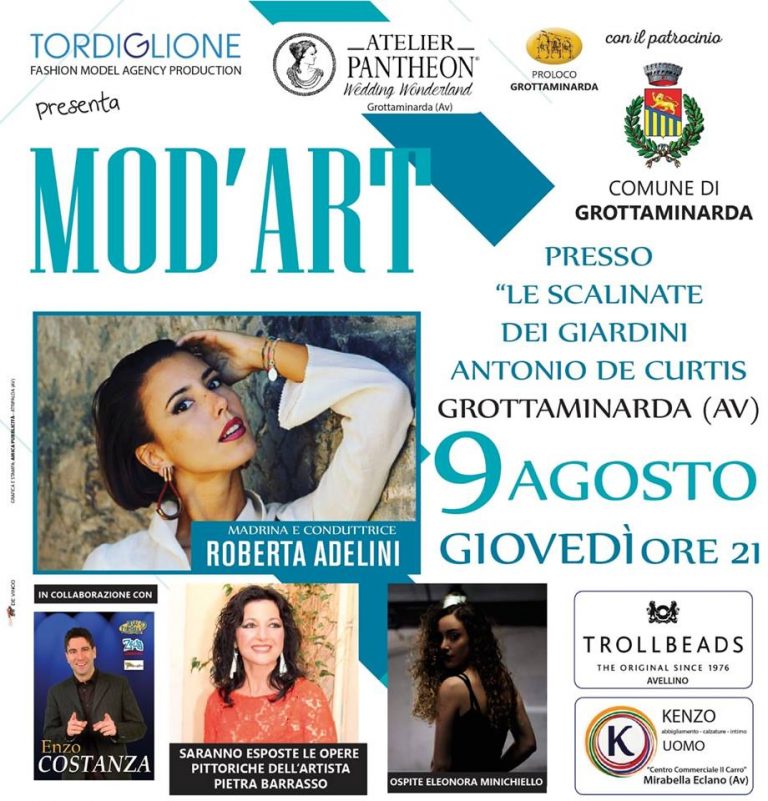 Moda, musica, cabaret e pittura: torna Mod’Art a Grottaminarda