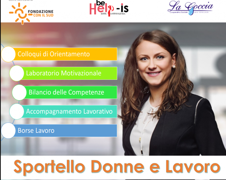 Be Help -Is, al via il progetto sportello Donne e Lavoro
