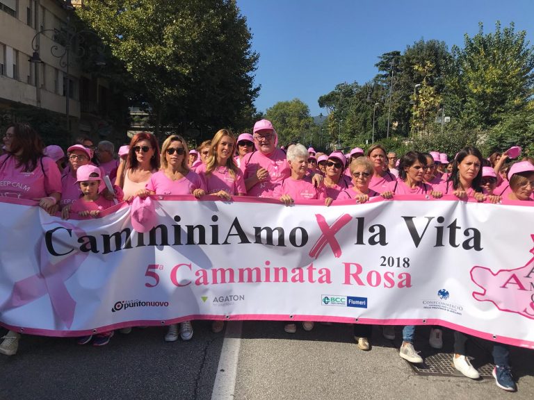 VIDEO-FOTO/ In 6mila per la Camminata Rosa, il Vescovo: “Questa marcia è un inno alla vita”