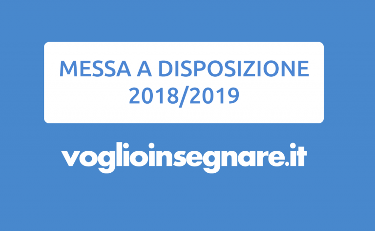 Messa a disposizione ATA: come presentare la domanda
