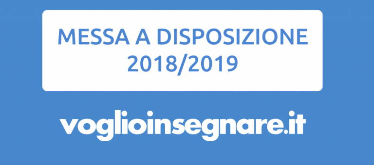 Messa a disposizione: come aumentare il punteggio in graduatoria