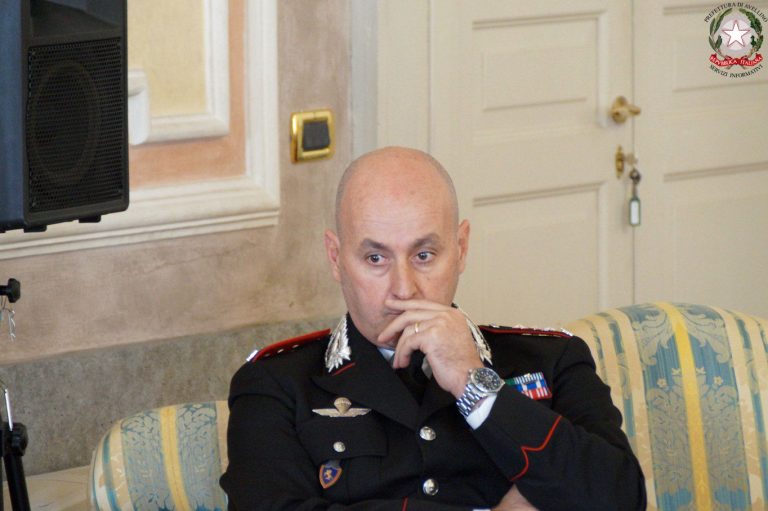 Il colonnello Cagnazzo alle donne: “Trovare sempre il coraggio di denunciare e segnalare”