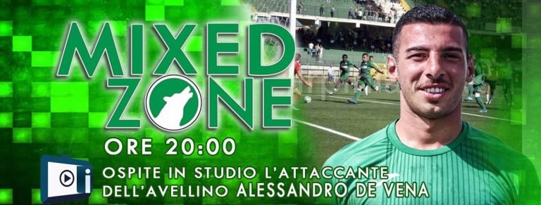 VIDEO/ Rivivi la diretta di Mixed Zone con il bomber dell’Avellino De Vena