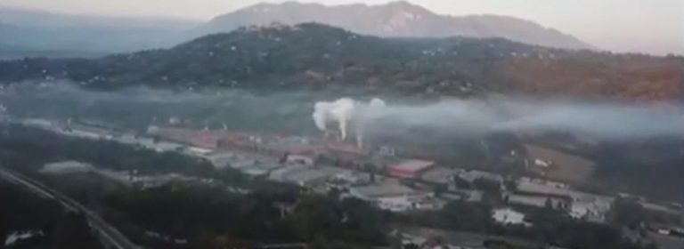 VIDEO/ Avellino sempre più inquinata, ecco la nube tossica vista dal drone. Franco Mazza: “Altro che blocco del traffico”