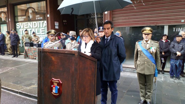 VIDEO/ Festa delle Forze Armate in sordina. Il Prefetto: “Da una guerra atroce è germogliato l’amor di patria”