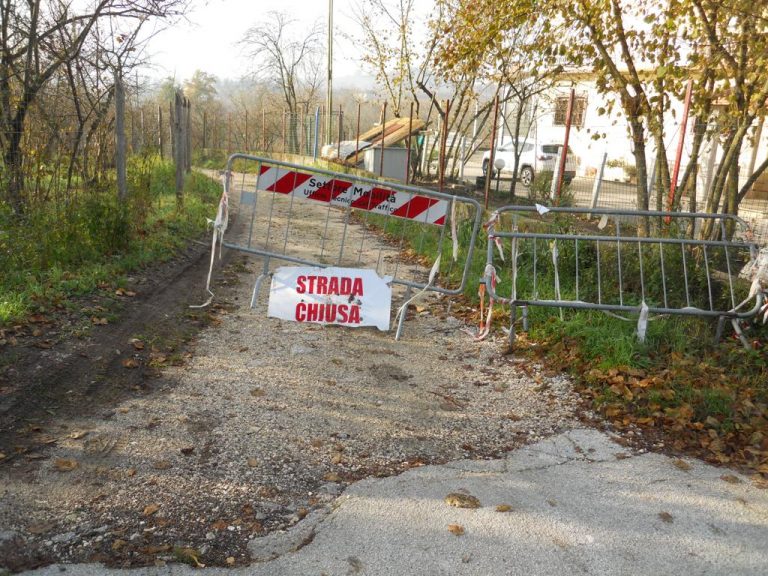 Località Scrofeta, fondi per la messa in sicurezza della strada comunale Campilonghi