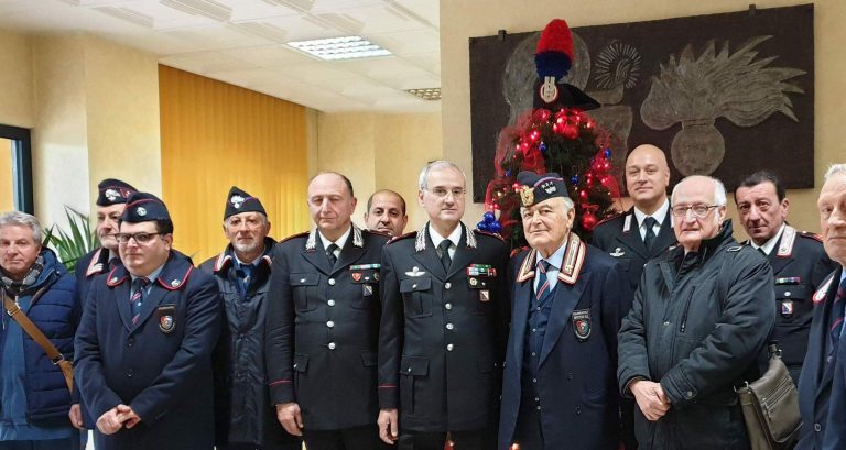 Carabinieri, scambio di auguri con l’ispettore regionale di ANC Cagnazzo