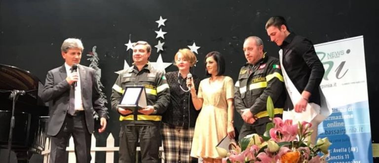 Interventi di soccorso nel 2018, premio “Bassa Irpinia” per i Vigili del Fuoco