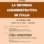 riforma amministrativa in Italia