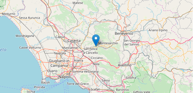Terremoto in Campania, scossa di 2.7 tra Benevento e Caserta