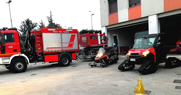 Arriva la neve in Irpinia, i Vigili del Fuoco pronti all’azione