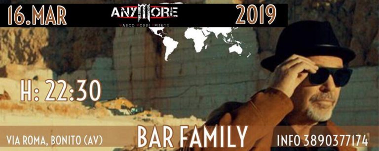 “Anymore”, è conto alla rovescia: il rock di Vasco al Bar “Family” di Bonito