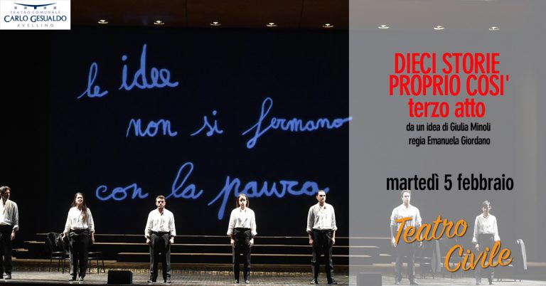 Sul palco del Gesualdo storie di riscatto e impegno sociale