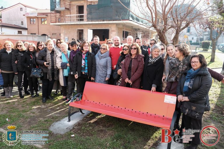 La “Panchina Rossa contro la violenza di genere” di Serino sarà dipinta dall’artista locale Angelo Calabrese