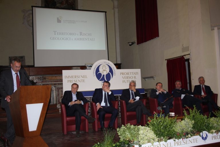 Rischi geologici e ambientali, l’incontro con la Protezione Civile all’UniSannio
