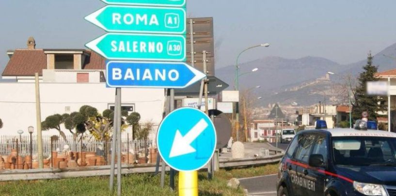 Giro di vite dei carabinieri di Baiano, fine settimana di denunce e fogli di via
