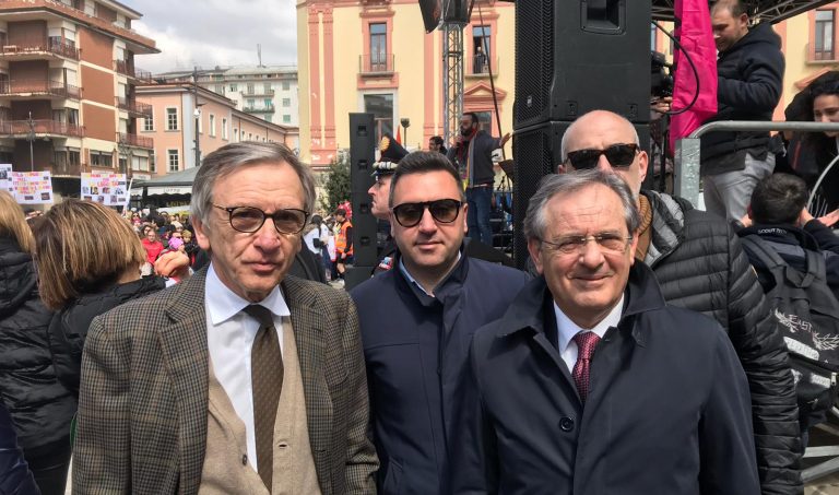 “Bellissimo quello che hanno fatto oggi questi ragazzi, ora non bisogna fermarsi”. Cantelmo tra i 40.000 di Libera