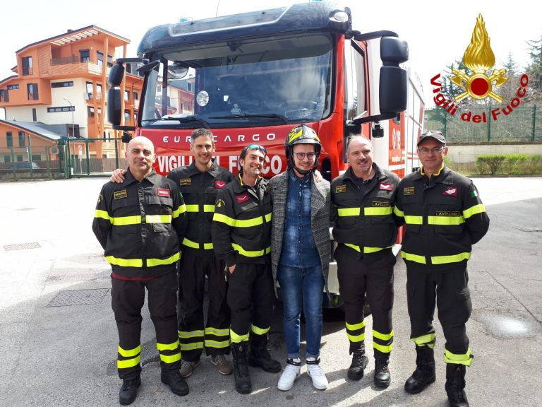Nicola, vittima di un grave incidente, ringrazia i suoi salvatori: i Vigili del Fuoco di Avellino