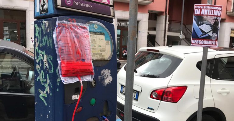 Sosta lacrime e…sangue: la protesta di CasaPound