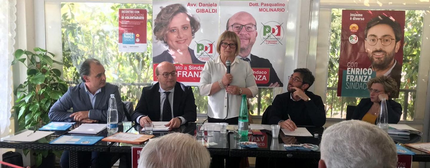 FOTO/ Amministrative Ariano, Franza incontra associazioni, categorie professionali e gli elettori di Contrada Frolice