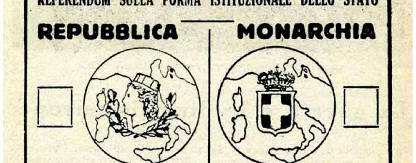2 giugno, 73 anni fa nasceva la Repubblica Italiana. Ma l’Irpinia e il Sud votarono per la Monarchia
