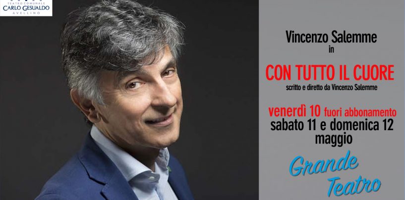 Vincenzo Salemme chiude la stagione del Teatro “Gesualdo”