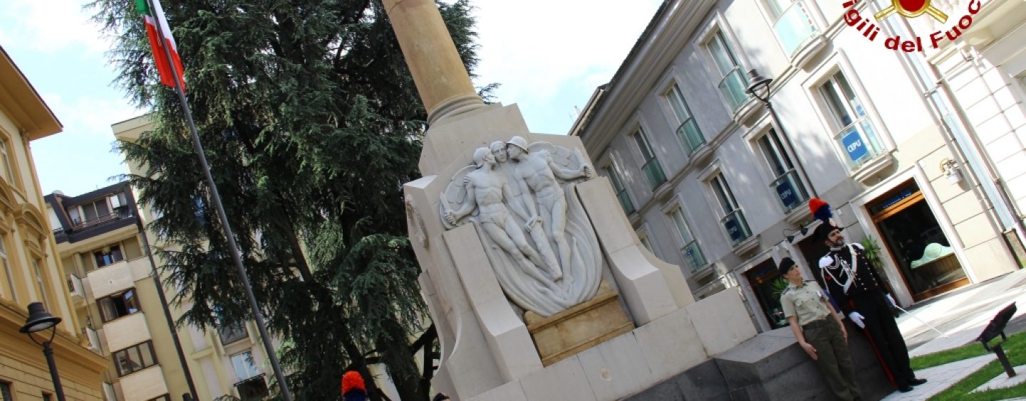 Avellino celebra il 25 aprile: a via Matteotti sindaco e Prefetto deporranno una corona di fiori