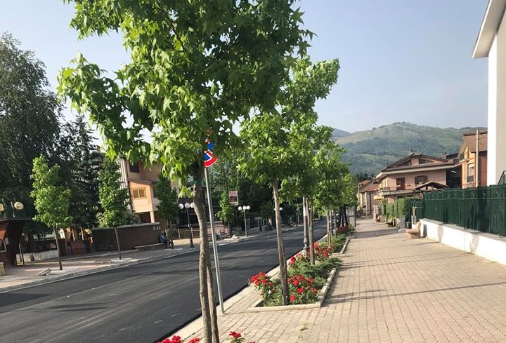 Volturara, Viale Rimembranza quasi pronto: il sindaco Sarno ringrazia i cittadini