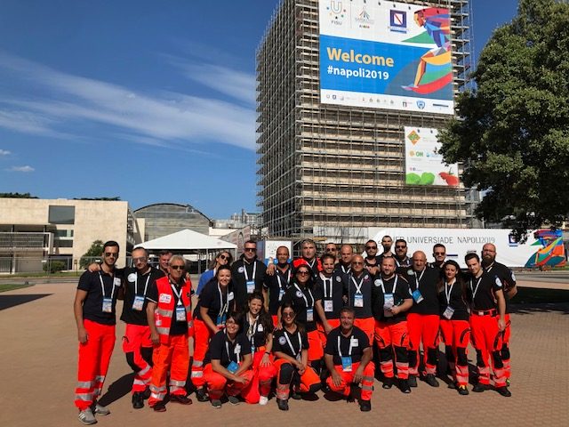 Universiadi 2019, in “campo” anche la Pubblica Assistenza di Scampitella