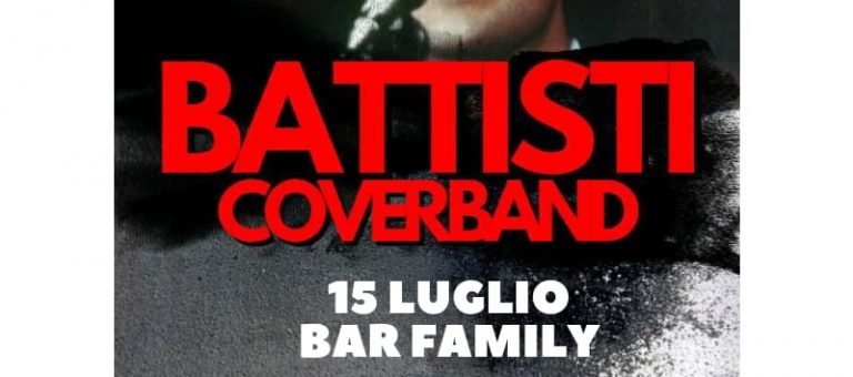 “Battisti Coverband”: appuntamento il 15 luglio al Bar Family di Bonito