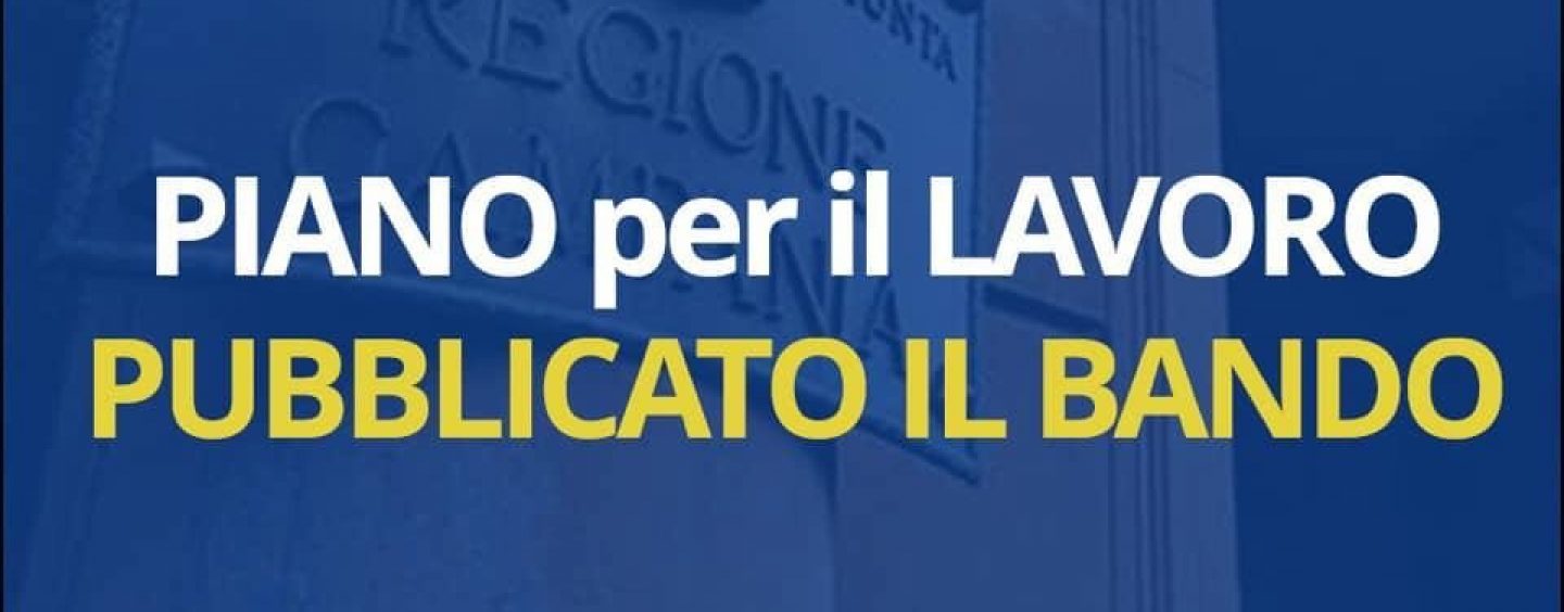 Pubblicato il Bando per il Piano Lavoro: poco più di 2.000 i posti a concorso, il resto l’anno prossimo