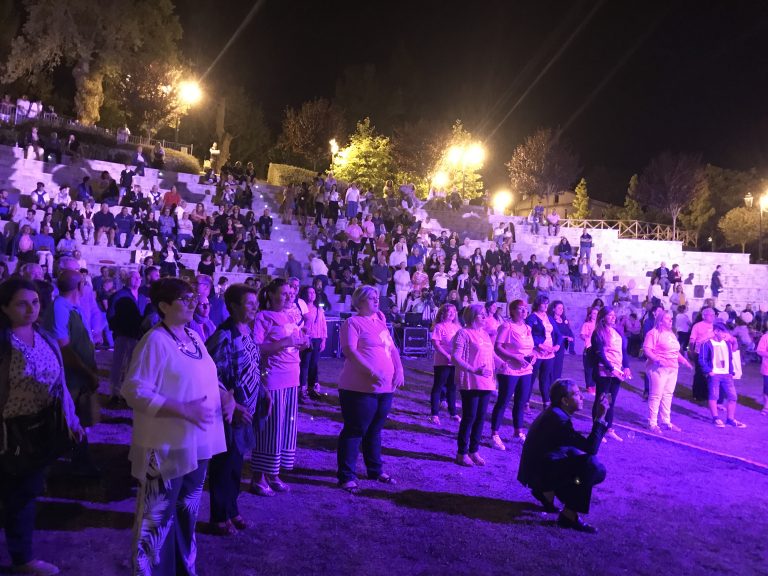 Prevenzione, palco rosa a San Nicola Baronia