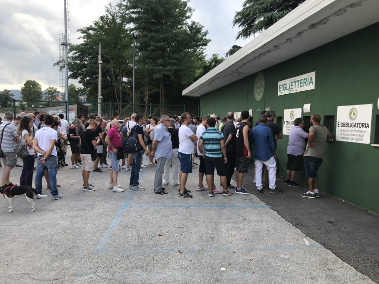 Prevendita Avellino-Bari: il dato parziale della biglietteria