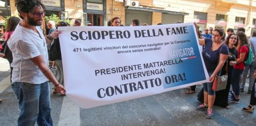 Sciopero della fame contro il governatore De Luca, s’infiamma la protesta dei navigator campani