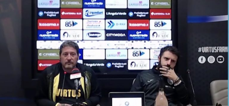 Virtus Francavilla, Trocini: “Speso tanto contro il Bari, Avellino organizzato”