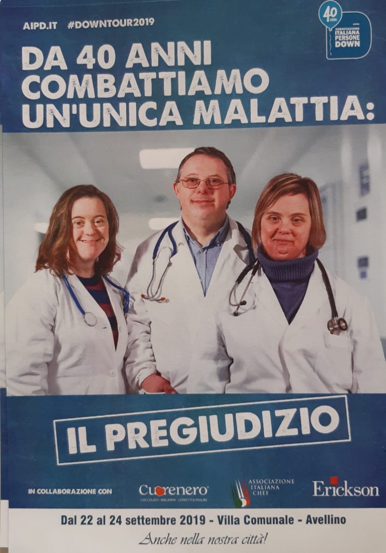 Tre giorni di iniziative da domenica 22 settembre: il “Down Tour” fa tappa ad Avellino