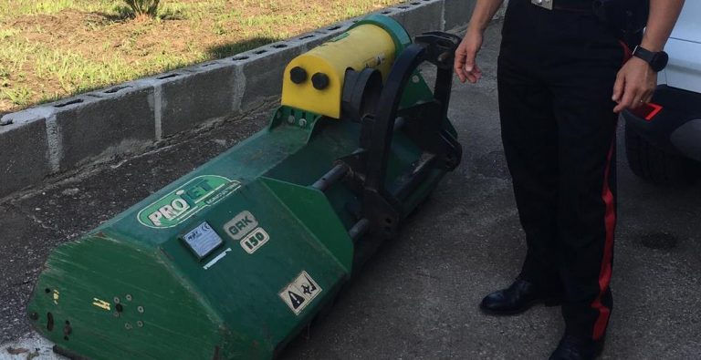 Rubano attrezzature per 8mila euro in un’azienda agricola: arrestati