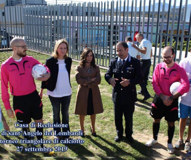 L’Uisp coinvolge i detenuti del carcere di Sant’Angelo dei Lombardi: sano divertimento con il calcio a 8