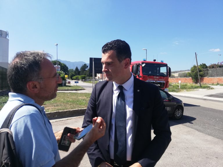 Incendio Pianodardine, continuano i controlli. Il sindaco Festa scrive ai Ministri della Salute e dell’Ambiente