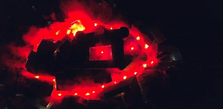 VIDEO/ Grottolella, spettacolo di luci e fuochi per i 20 anni della squadra di calcio