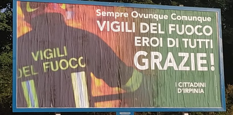 Incendio Avellino, ennesimo tributo per i vigili del fuoco