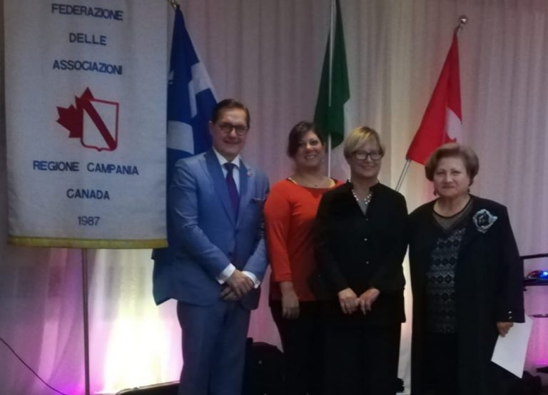 D’Amelio incontra i campani in Canada. “Una comunità autorevole e integrata”
