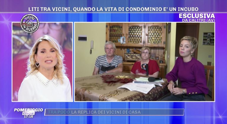 La vita impossibile di una coppia di disabili di Calitri: la denuncia a Pomeriggio Cinque