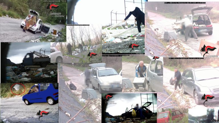 Abbandono di rifiuti domestici, carabinieri in azione contro i responsabili: pioggia di multe