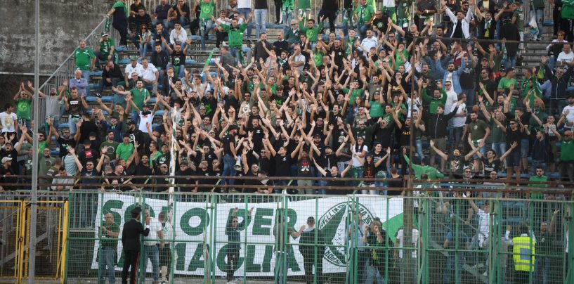 Ternana-Avellino, il dato definitivo del settore ospiti