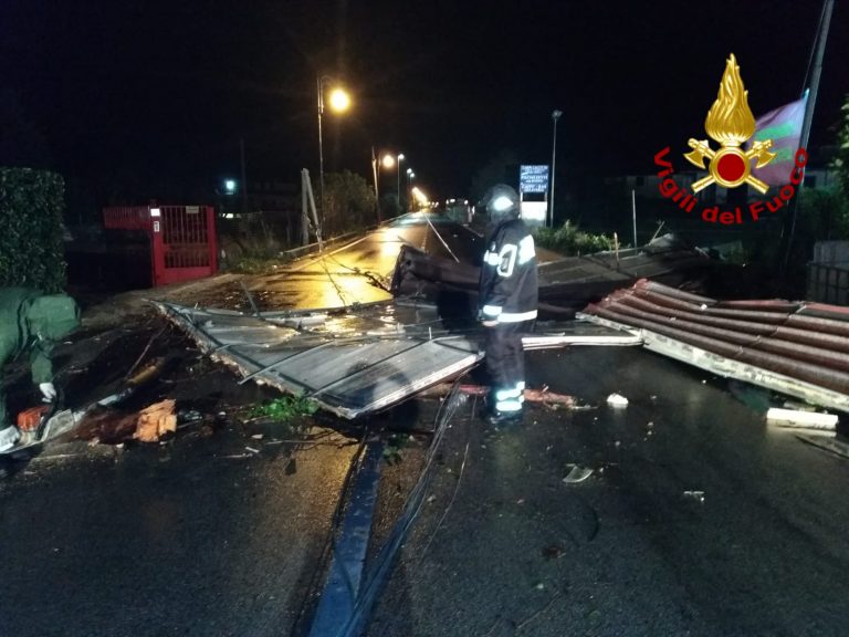 Maltempo in Irpinia, super lavoro dei vigili del fuoco: ecco tutti gli interventi