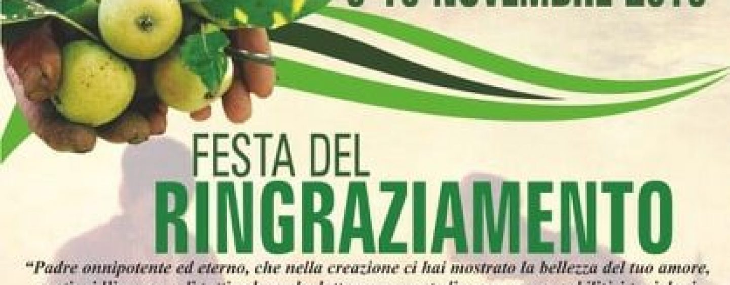 Convegno sull’agricoltura e Pranzo Contadino: a Grottolella la Festa del Ringraziamento si fa in due