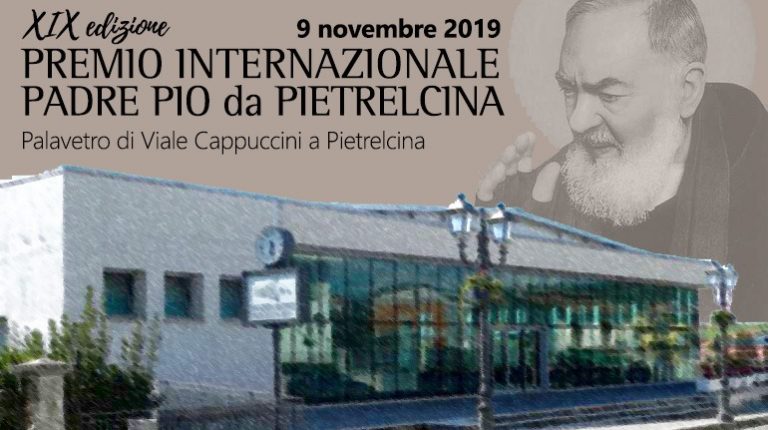 Benevento, tutto pronto per il premio internazionale “Padre Pio da Pietrelcina”
