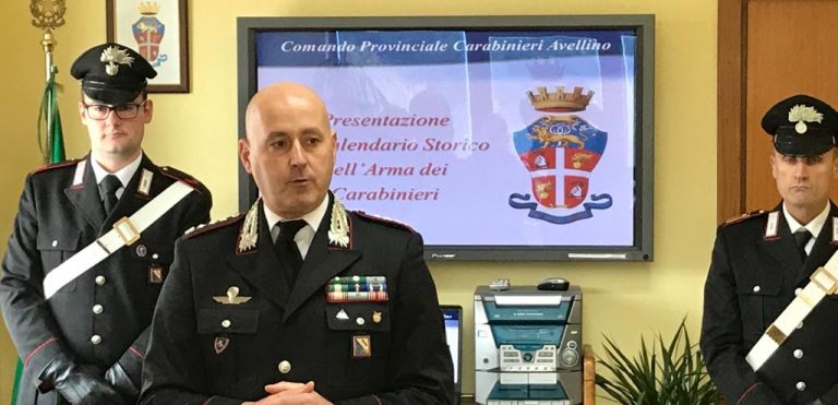 VIDEO/ Carabinieri, il Comandante provinciale Cagnazzo presenta il Calendario Storico e l’Agenda 2020 dell’Arma